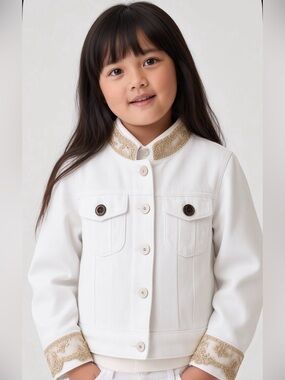 Denim Jacket White 24M